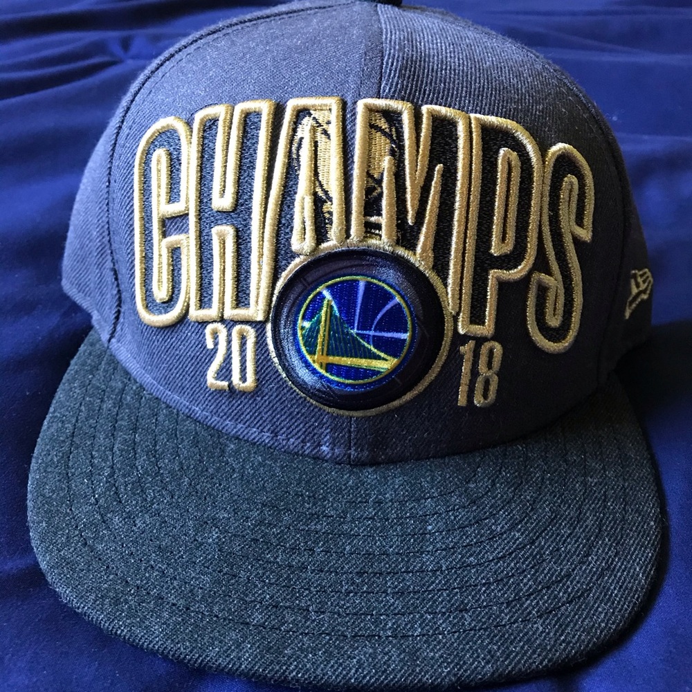 NBA Warriors 2018 Champs Hat